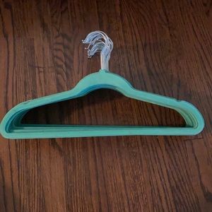 23 teal slim line hangers